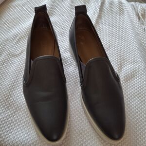 Everlane Gray Leather Loafers